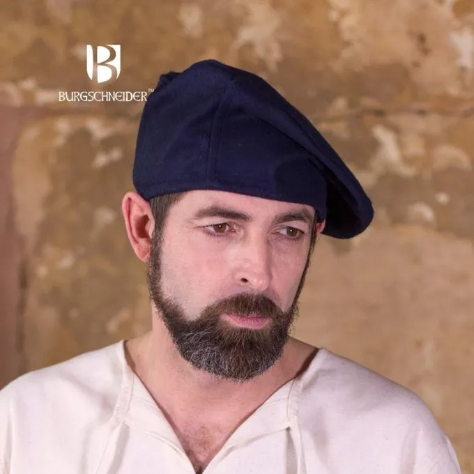 Burgschneider Beret Harald Wool, Blue 1 Burgschneider Beret Harald Wool, Blue