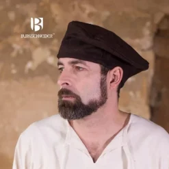 Burgschneider Beret Harald Wool, Brown