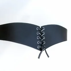 Corset Belt Bertholdin B, Black Leather