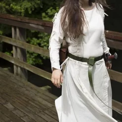 Epic Armoury Dress Morgaine, White 7 Epic Armoury Dress Morgaine, White -Mytholon Store dress morgaine white 3