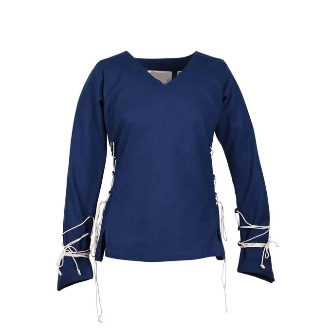 Medieval Blouse Aubrey, Blue 1 Medieval Blouse Aubrey, Blue