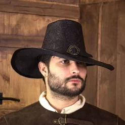 Rawblade Musketeer Hat Delacroix, Deluxe, Black