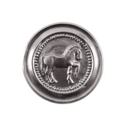 Deepeeka Roman Phalera Horse Silver Color