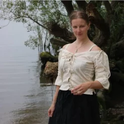 Leonardo Carbone Top Amelie Cream -Mytholon Store top amelie cream 3