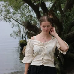 Leonardo Carbone Top Amelie Cream -Mytholon Store top amelie cream 5