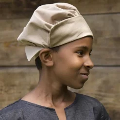 Epic Armoury Venetian Cap For Kids, Beige 8 Epic Armoury Venetian Cap For Kids, Beige -Mytholon Store venetian cap for kids beige 2