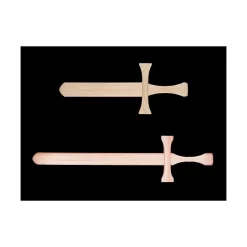 Wooden Crusader Sword, 50 Cm